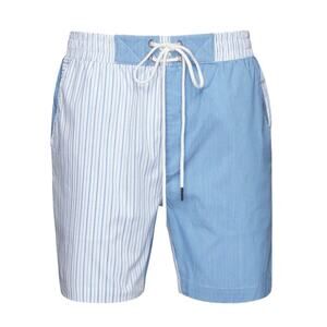 Ser.o.ya Men's Ziggy Swim Trunk Shorts in Blue Stripe Combo Size XXL NWT